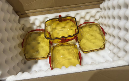 Pre Owned 3609 Bucket Lids (Set of 4) for TX-1000 metal centrifuge bucket