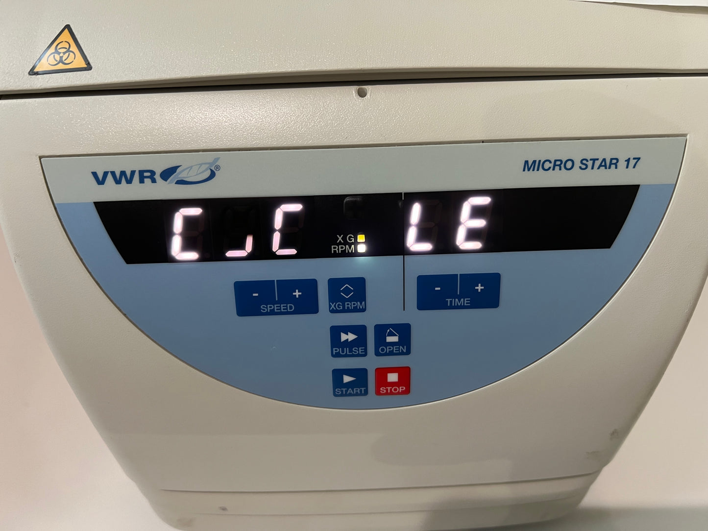VWR Micro Star 17 Pre Owned Centrifuge